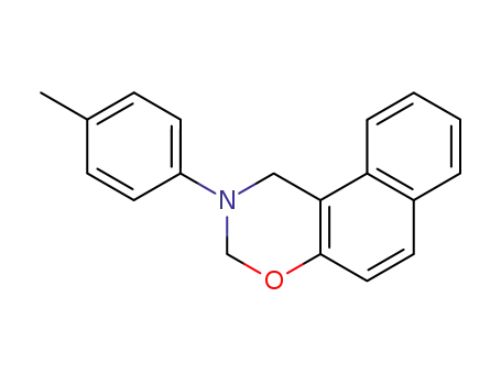 Molecular Structure of 6642-03-1 (2-(4-methylphenyl)-2,3-dihydro-1H-naphtho[1,2-e][1,3]oxazine)