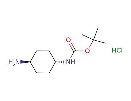 Molecular Structure of 946002-43-3 (Trans-N-BOC-1,4-CYCLOHEXANEDIAMINE-HCl)