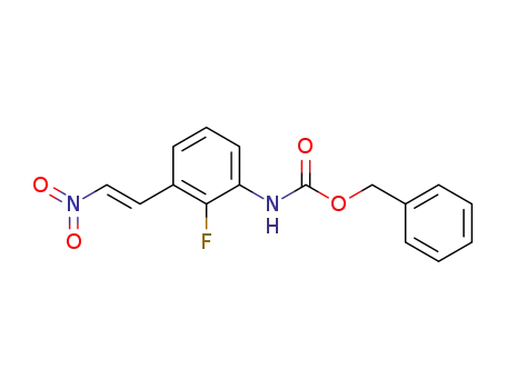 (E)-benzyl 2-fluoro-3-(2-nitrovinyl)phenylcarbamate