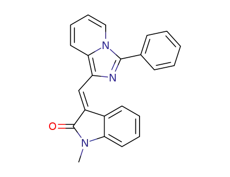 1-methyl-3-[(E)-1-(3-phenylimidazo[1,5-a]pyridin-1-yl)methylidene]-2-indolinone