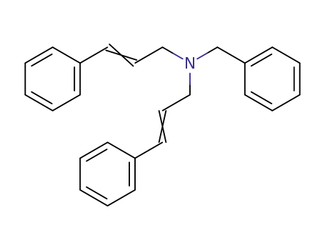 Molecular Structure of 124142-35-4 (N,N-dicinnamylbenzylamine)
