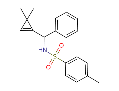 Molecular Structure of 1245616-70-9 (N-[(3,3-dimethylcycloprop-1-enyl)phenylmethyl]-4-methylbenzenesulfonamide)