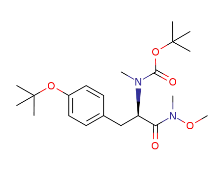 (R)-tert-butyl 3-(4-tert-butoxyphenyl)-1-(methoxy(methyl)amino)-1-oxopropan-2-yl(methyl)carbamate