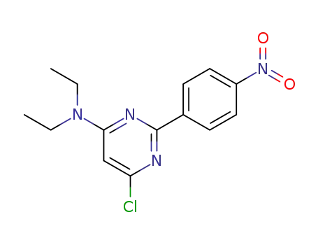 6-chloro-N,N-diethyl-2-(4-nitrophenyl)pyrimidin-4-amine