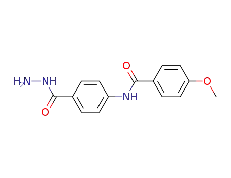 Molecular Structure of 100278-53-3 (N-[4-(hydrazinylcarbonyl)phenyl]-4-methoxybenzamide)