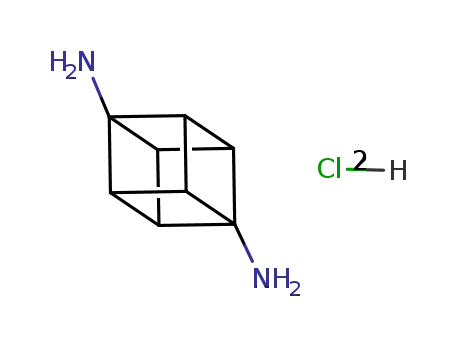Molecular Structure of 87830-28-2 (cubane-1,4-diamine dihydrochloride)