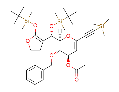 Molecular Structure of 1350623-73-2 (C<sub>36</sub>H<sub>56</sub>O<sub>7</sub>Si<sub>3</sub>)