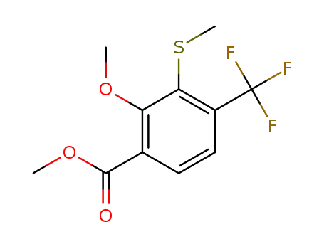 methyl 2-methoxy-3-methylthio-4-(trifluoromethyl)benzoate