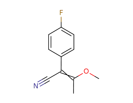2-(4-fluorophenyl)-3-methoxybut-2-ene nitrile