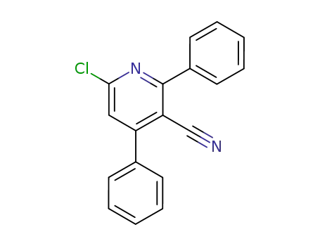 6-chloro-3-cyano-2,4-diphenylpyridine