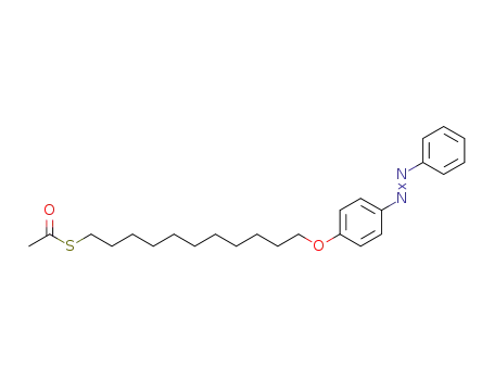 4-(11-thioacetoxyundecanoxy)azobenzene