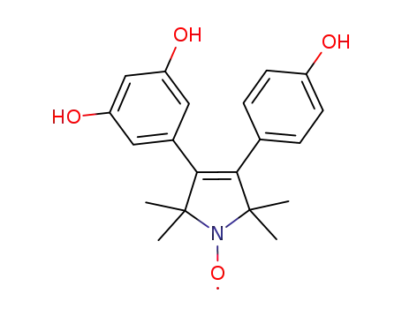 3-(3,5-dihydroxyphenyl)-4-(4-hydroxyphenyl)-2,2,5,5-tetramethyl-2,5-dihydro-1H-pyrrol-1-yloxyl