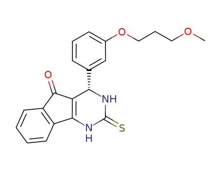 (4S)-1,2,3,4-tetrahydro-4-[3-(3-methoxypropoxy)phenyl]-2-thioxo-5H-indeno[1,2-d]pyrimidin-5-one
