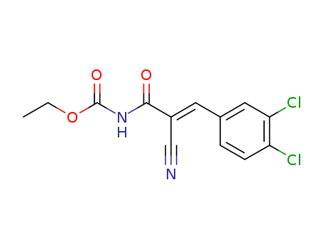 (E)-ethyl 2-cyano-3-(3,4-dichlorophenyl)acryloylcarbamate