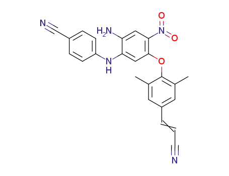 N<sub>1</sub>-(4'-cyanophenyl)-5-(4'-propenylcyano-2',6'-dimethylphenoxy)-4-nitrobenzen e-1,2-diamine