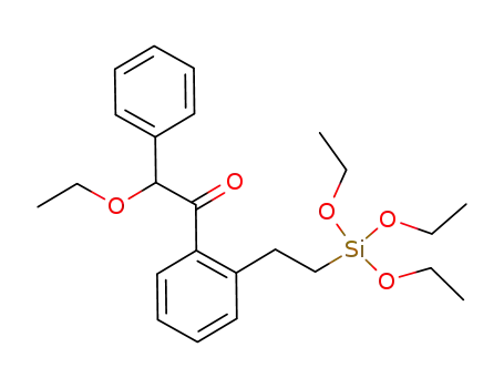 2-ethoxy-2-phenyl-1-(2-(2-(triethoxysilyl)ethyl)phenyl)ethanone