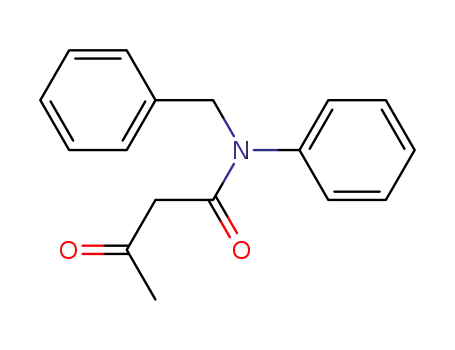 Molecular Structure of 73308-43-7 (N-benzyl-3-oxo-N-phenylbutanamide)