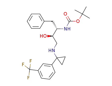 tert-butyl [(1S,2R)-1-benzyl-2-hydroxy-3-({1-[3-(trifluoromethyl)phenyl]cyclopropyl}amino)propyl]carbamate