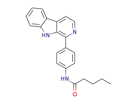 N-(4-(9H-pyrido[3,4-b]indol-1-yl)phenyl)pentanamide