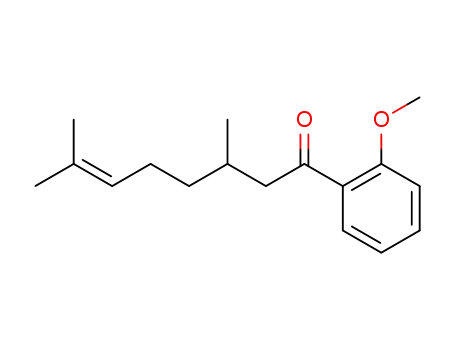Molecular Structure of 646522-93-2 (6-Octen-1-one, 1-(2-methoxyphenyl)-3,7-dimethyl-)