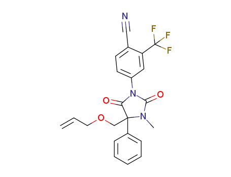 4-[2,5-dioxo-3-methyl-4-phenyl-4-[(2-propenyloxy)methyl]imidazolidin-1-yl]-2-(trifluoromethyl)benzonitrile