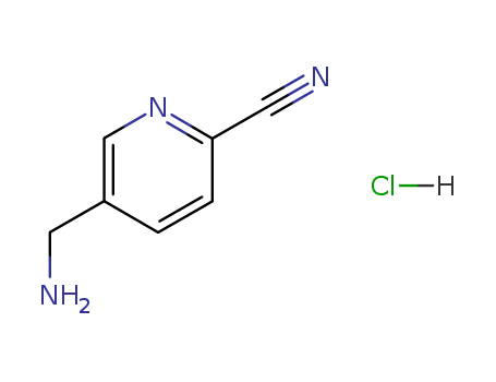 2-Pyridinecarbonitrile, 5-(aminomethyl)-, monohydrochloride