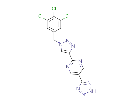 5-(2H-tetrazol-5-yl)-2-[1-(3,4,5-trichlorobenzyl)-1H-1,2,3-triazol-4-yl]pyrimidine