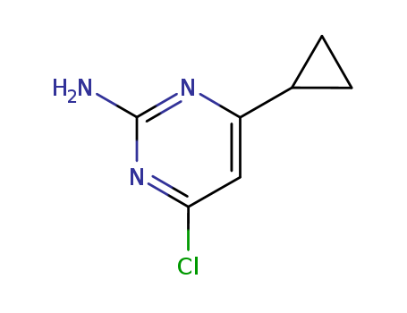 4-chloro-6-cyclopropyl-pyrimidin-2-ylamine; 2-amino-4-chloro-6-cyclopropylpyrimidine