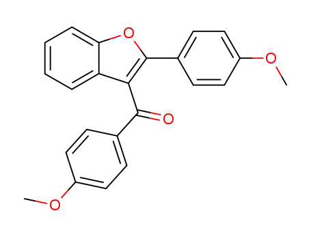 Methanone, (4-methoxyphenyl)[2-(4-methoxyphenyl)-3-benzofuranyl]-