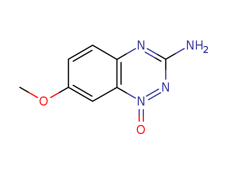 1,2,4-BENZOTRIAZIN-3-AMINE, 7-METHOXY-, 1-OXIDE