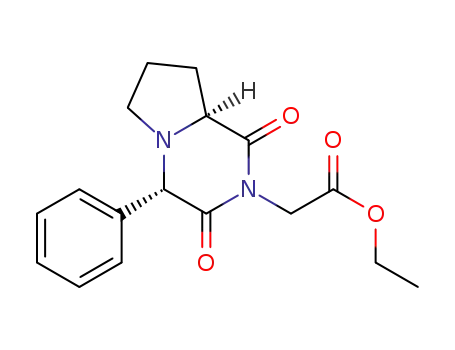 ethyl (4S,8aS)-α-(1,3-dioxo-4-phenyl-perhydropyrrole[1,2-a]pyrazin-2-yl)-acetate