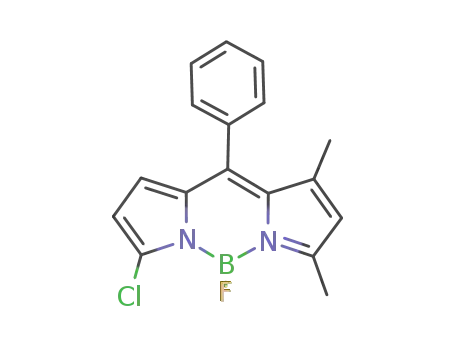3-chloro-5,7-dimethyl-8-phenyl-4,4-difluoro-4-bora-3a,4a-diaza-s-indacene