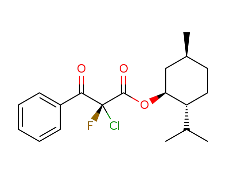 d-menthyl 2-chloro-2-fluoro-3-oxo-3-phenylpropanoate