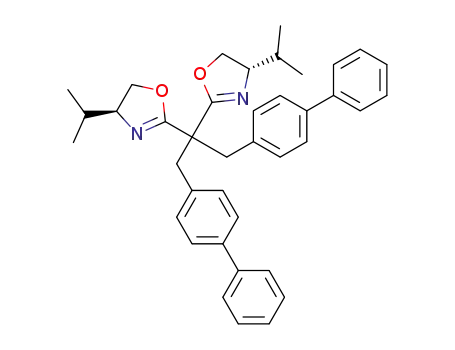 (S)-2-(1,3-bis(4-phenylphenyl)-2-((S)-4,5-dihydro-4-isopropyloxazol-2-yl)propan-2-yl)-4,5-dihydro-4-isopropyloxazole