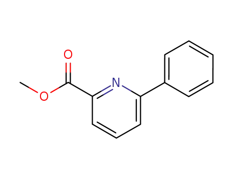 Molecular Structure of 206127-25-5 (METHYL-6-PHENYL-2-PYRIDINE CARBOXYLATE)