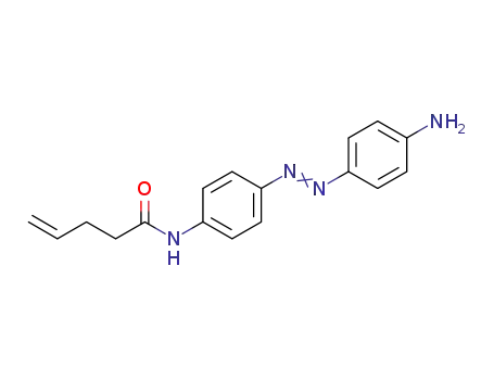 Molecular Structure of 1204416-92-1 (4-(pent-4-en)amido-4'-aminoazobenzene)