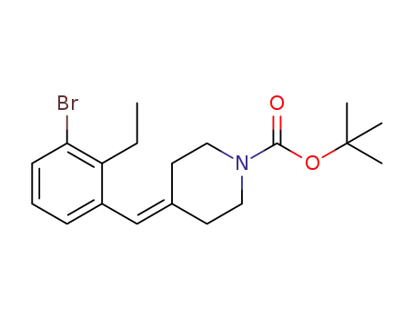 1,1-dimethylethyl 4-[(3-bromo-2-ethylphenyl)methylidene]-1-piperidine carboxylate