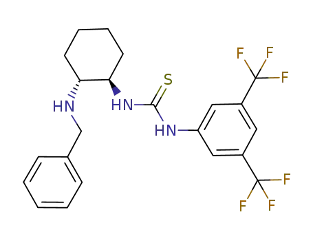 Molecular Structure of 1088705-55-8 (1-((1R,2R)-2-(benzylamino)cyclohexyl)-3-(3,5-bis(trifluoromethyl)phenyl)thiourea)