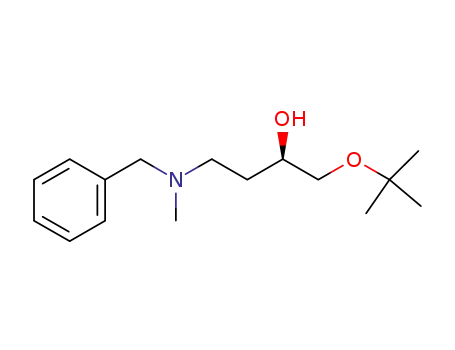 Molecular Structure of 865864-47-7 ((R)-4-(benzyl-methyl-amino)-1-tert-butoxy-butan-2-ol)