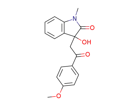 3-hydroxy-3-[2-(4-methoxyphenyl)-2-oxoethyl]-1-methyl-1,3-dihydro-2H-indol-2-one
