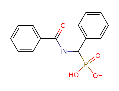 Molecular Structure of 35045-98-8 (Phosphonic acid, [(benzoylamino)phenylmethyl]-)