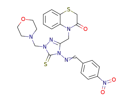 C<sub>23</sub>H<sub>23</sub>N<sub>7</sub>O<sub>4</sub>S<sub>2</sub>