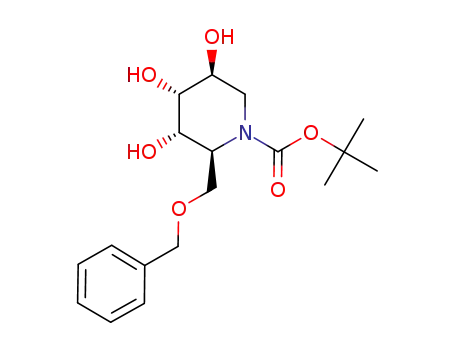 tert-butyl (2S,3S,4R,5S)-2-(benzyloxymethyl)-3,4,5-trihydroxypiperidine-1-carboxylate