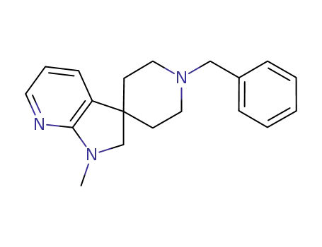 Spiro[piperidine-4,3'-[3H]pyrrolo[2,3-b]pyridine],
1',2'-dihydro-1'-methyl-1-(phenylmethyl)-