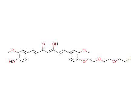 (1E,4Z,6E)-7-(4-(2-(2-(2-fluoroethoxy)ethoxy)ethoxy)-3-methoxyphenyl)-5-hydroxy-1-(4-hydroxy-3-methoxyphenyl)hepta-1,4,6-trien-3-one