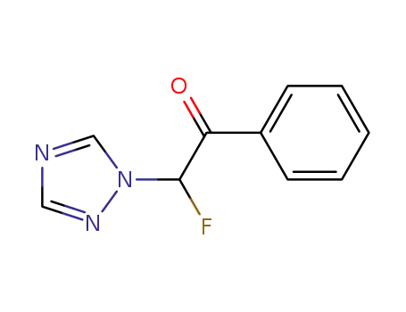 Molecular Structure of 99428-01-0 (Ethanone, 2-fluoro-1-phenyl-2-(1H-1,2,4-triazol-1-yl)- (9CI))