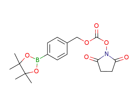 2,5-dioxopyrrolidin-1-yl 4-(4,4,5,5-tetramethyl-1,3,2-dioxaborolan-2-yl)benzyl carbonate