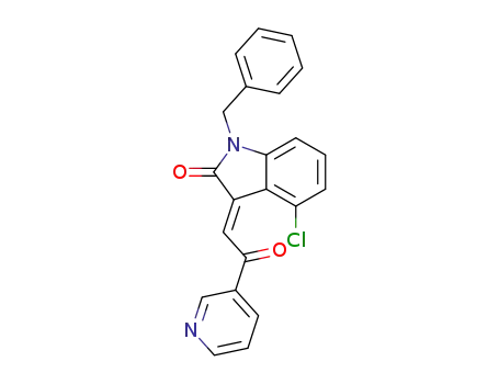 (E)-1-benzyl-4-chloro-3-(2-oxo-2-(pyridin-3-yl)ethylidene)indolin-2-one