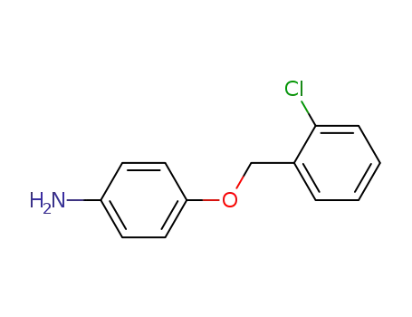 Molecular Structure of 21116-13-2 (4-[(2-CHLOROBENZYL)OXY]ANILINE)