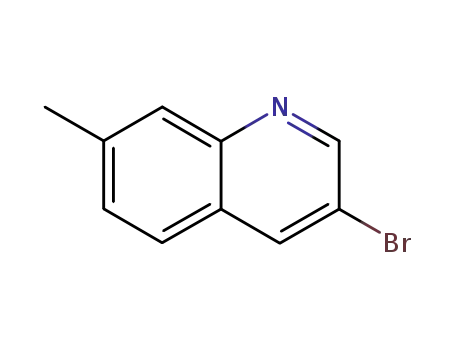 Molecular Structure of 66438-79-7 (3-bromo-7-methylquinoline)